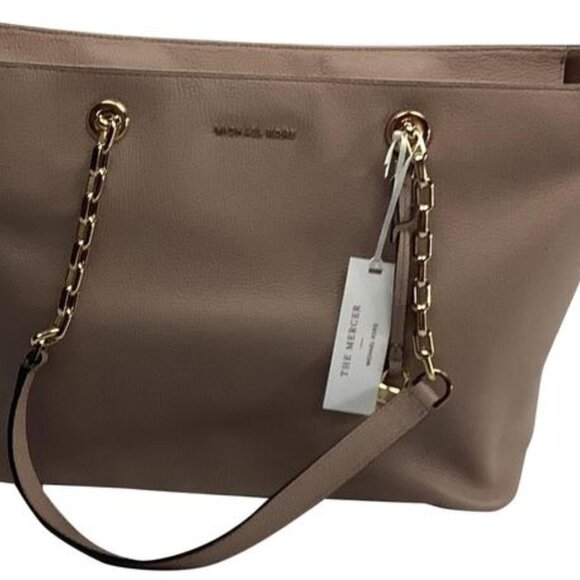 Michael Kors Fawn Mercer Kors Studio Leather Tote - Picture 1 of 15